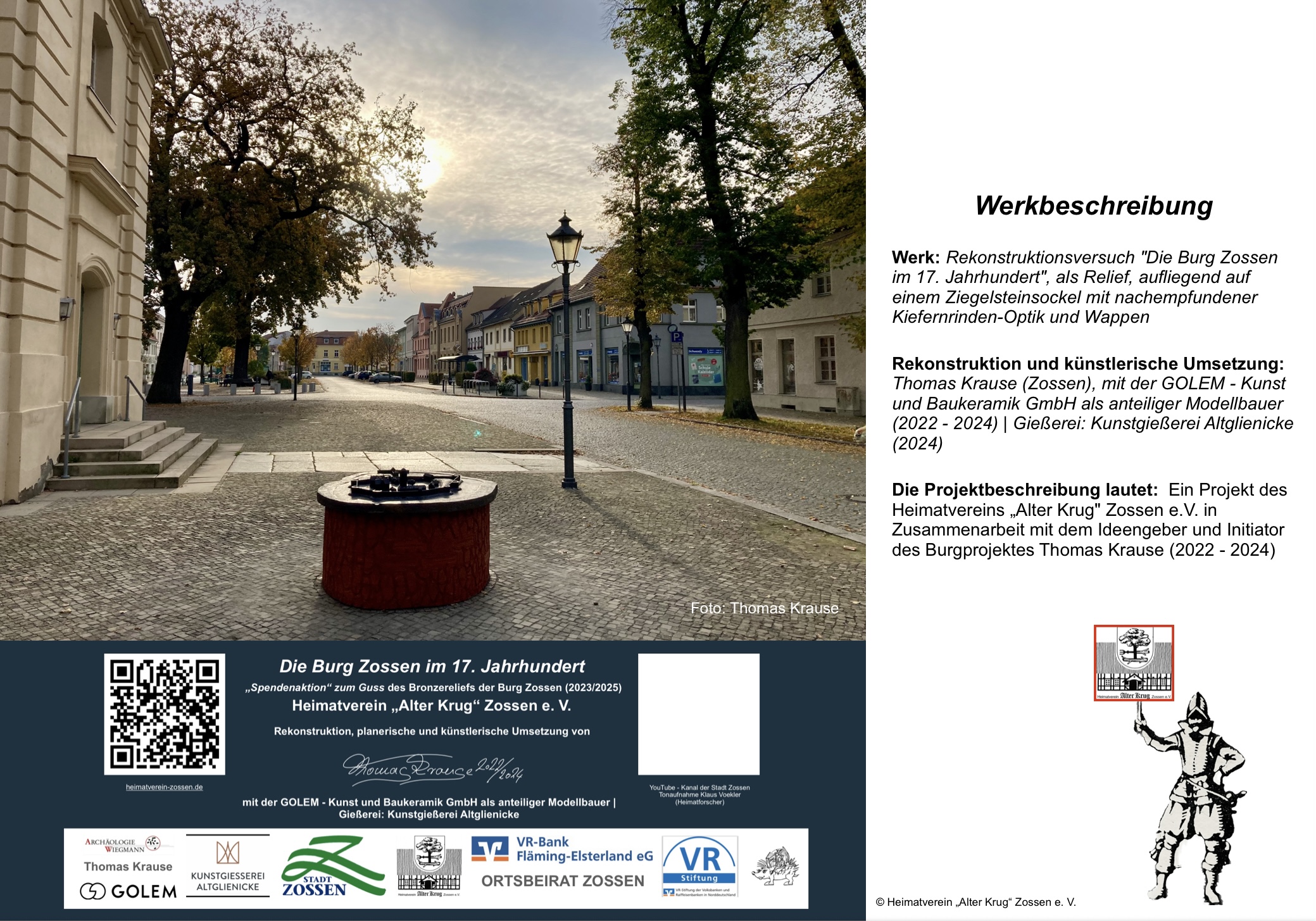 Collage Abschluss Burgrelief Zossen