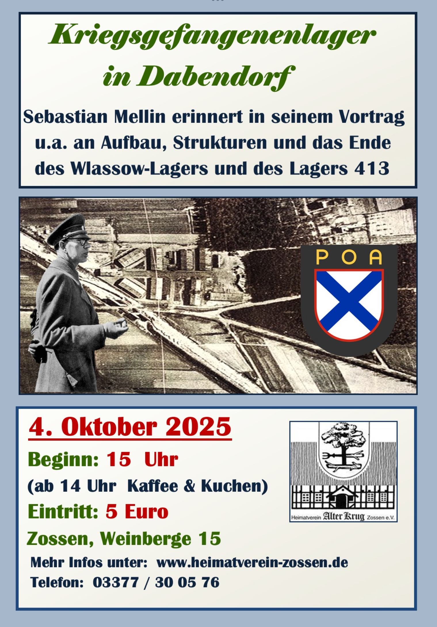 Kriegsgefangenenlager Dabendorf 2025